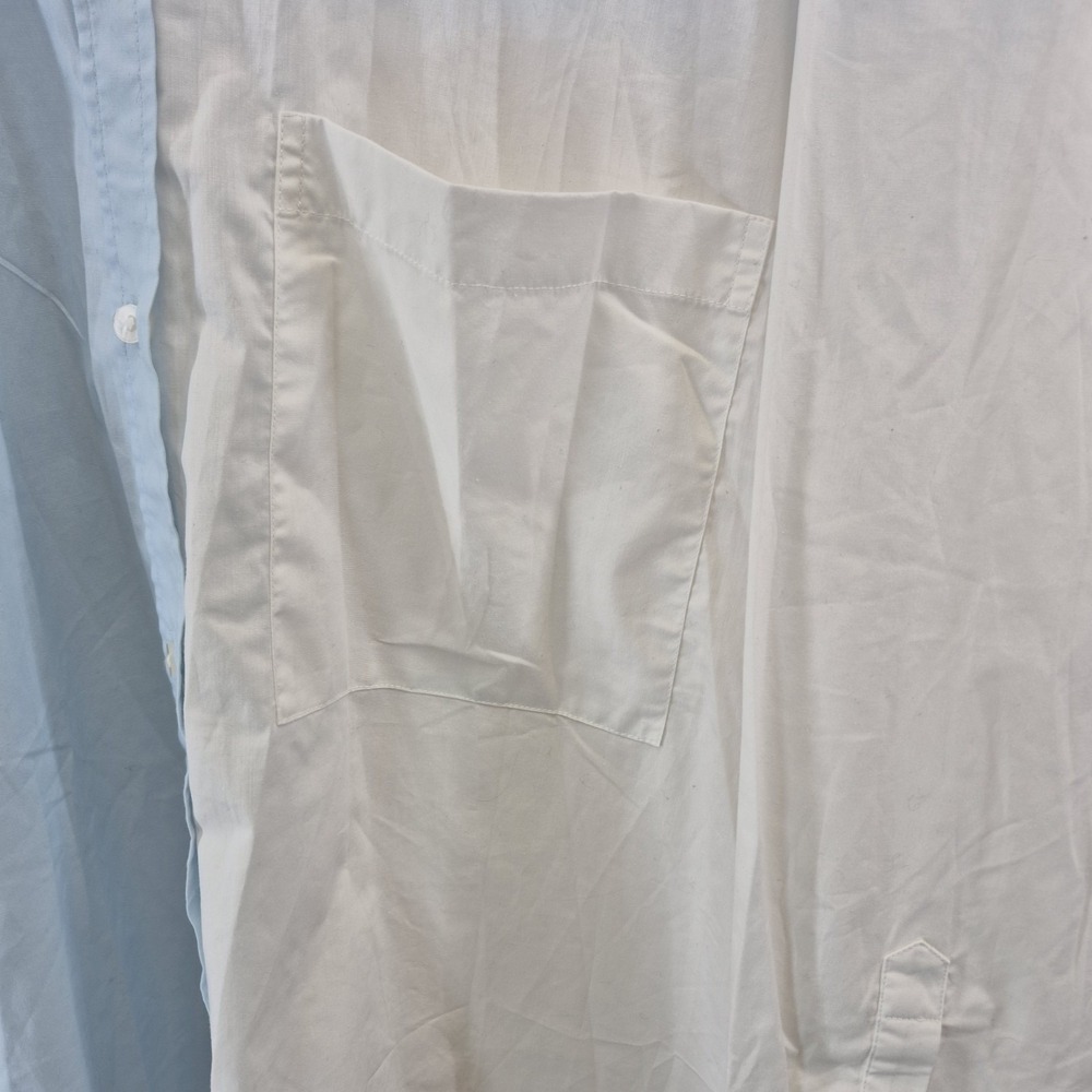 Abercrombie & Fitch Colorblock Shirt Womens Large Oversized Button Up A&F - Picture 6 of 10